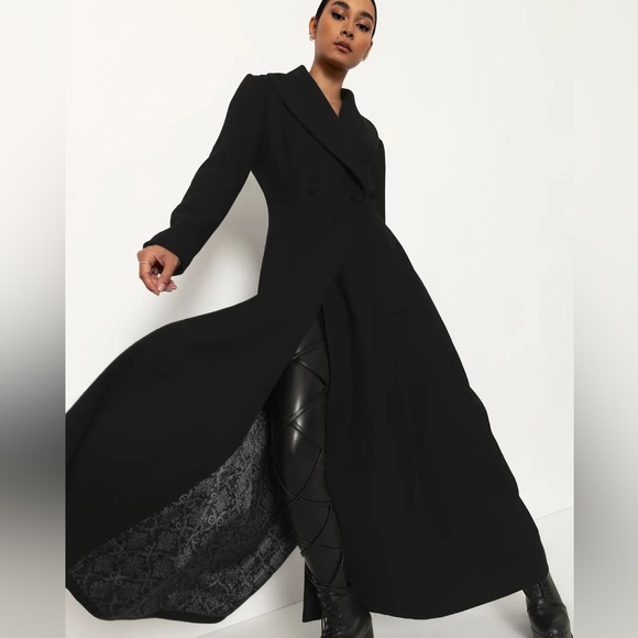 Blackmilk “WINTER WALKER COLLARED TRENCH COAT” SIZE 8 US/12 AUST NWT - Picture 7 of 16